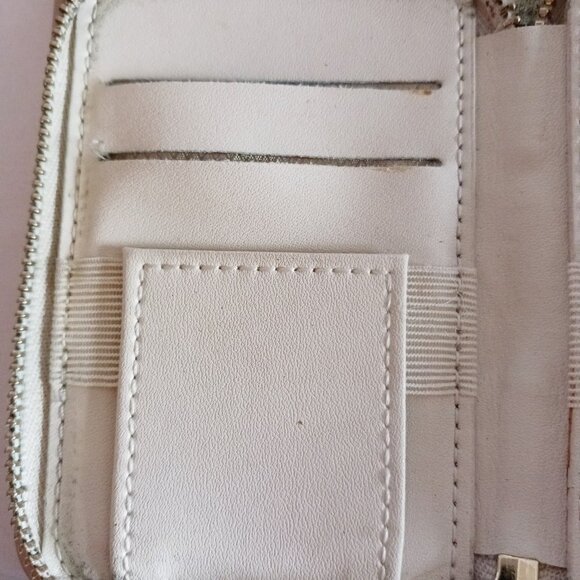 Lameeku Crossbody Tan Faux Leather Wallet Case For iPhone 13 Pro Max - Picture 8 of 10